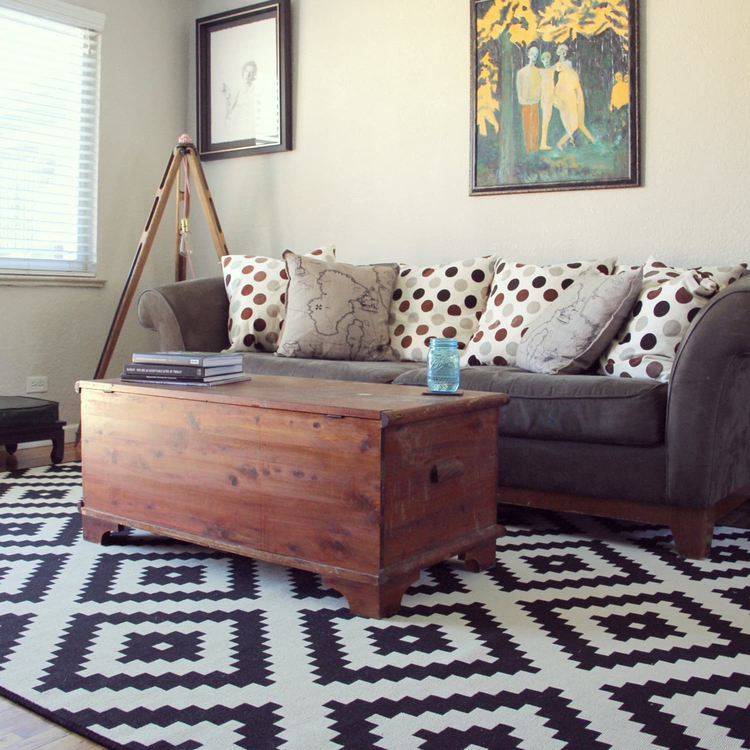 Living room sales with beige walls